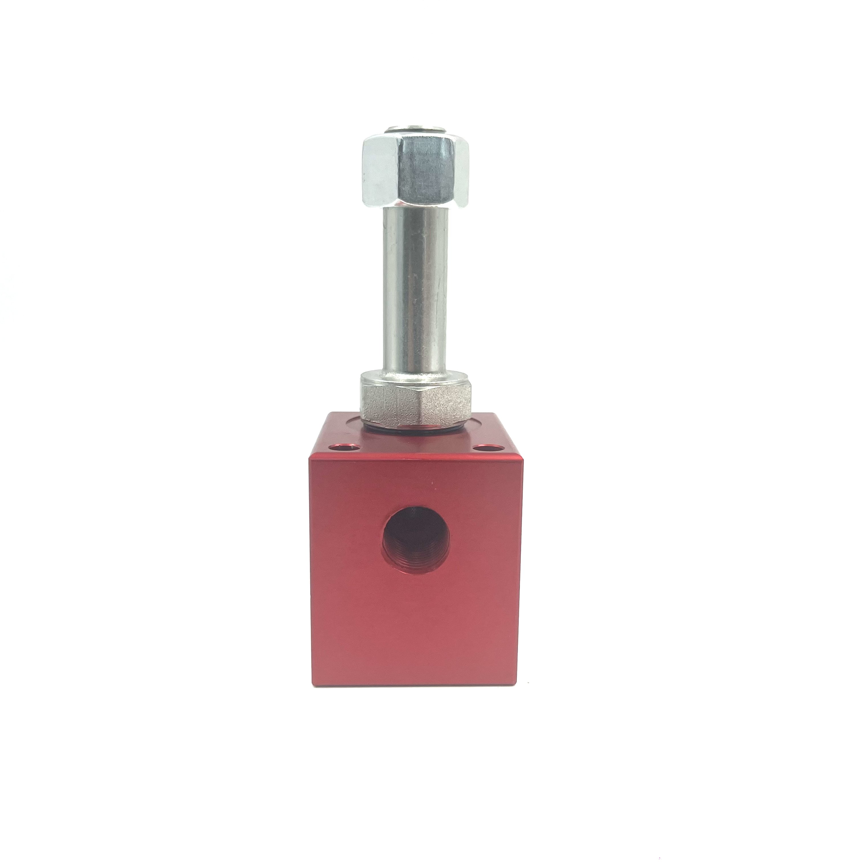 DC 12V 24V Coil G1/4 G3/8 Port Hydraulic Block V2068 Hydraulic Cartridge Valve Solenoid Valve 2-Position 2-Way