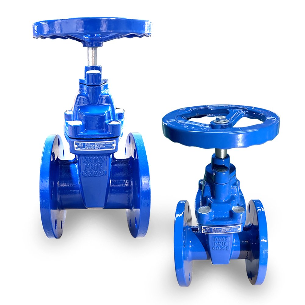 BS5163 DIN3202 3352 F4/F5 SABS663 Ks JIS5K 10K OS&Y Nrs Ductile Cast Iron Resilient Rubber Seat Flange Gate Valve