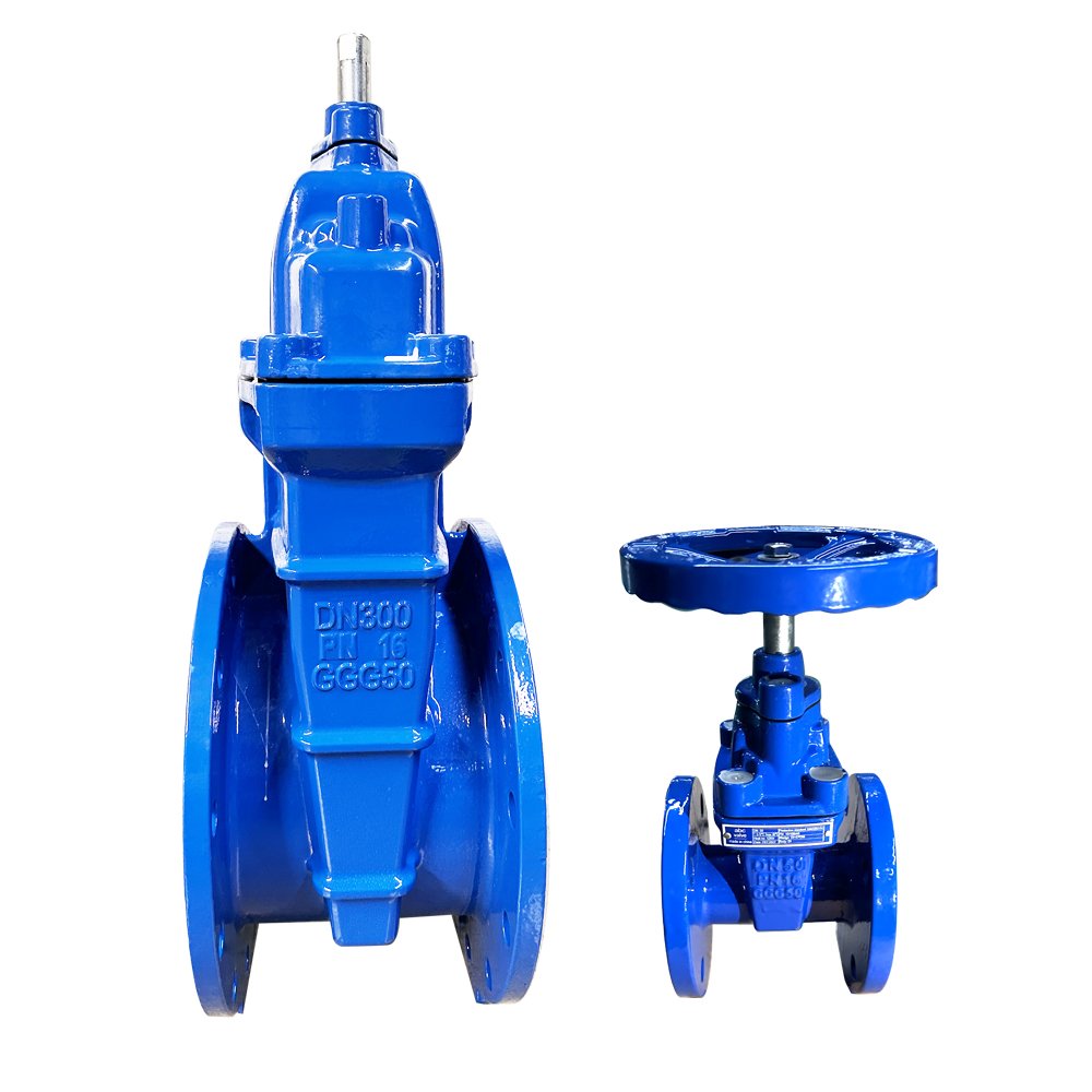 BS5163 DIN3202 3352 F4/F5 SABS663 Ks JIS5K 10K OS&Y Nrs Ductile Cast Iron Resilient Rubber Seat Flange Gate Valve