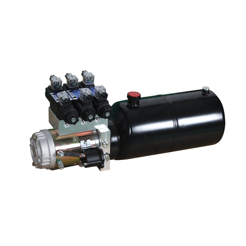 24V Circular Horizontal Solenoid Valve Control Hydraulic Power Unit For Sale