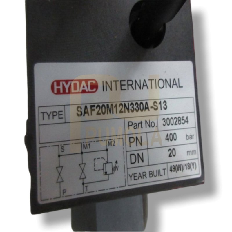 HYDAC Accumulator Is Used Together Safety Valve Group SAF32M12N330A