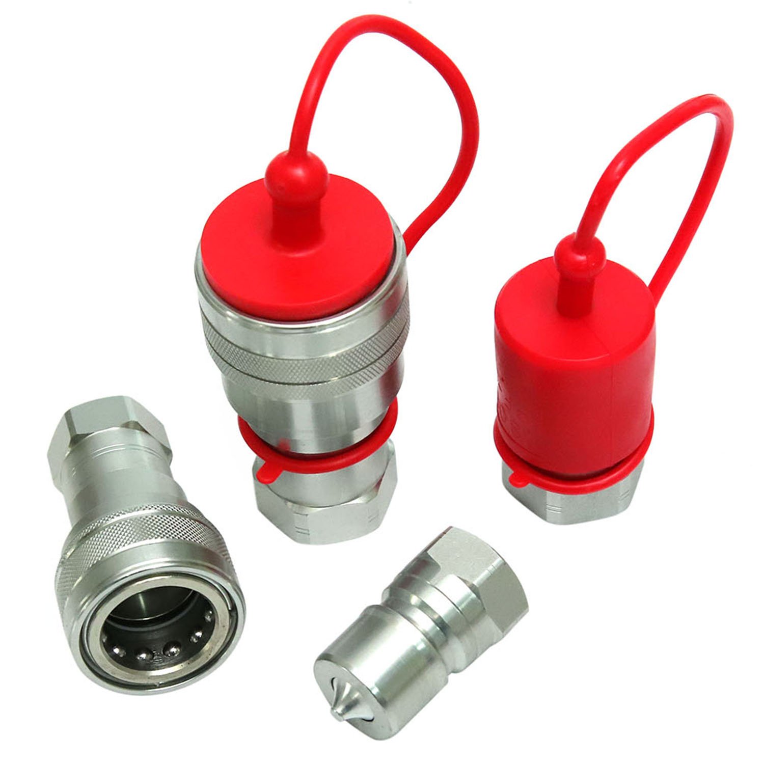 NAIWO NWB ISO 7241-B carbon steel quick release coupling hydraulic parts QRC fast disconnects couplers plug