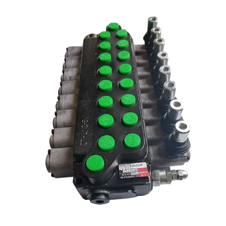 New product factory wholesale and retail hydraulic manual reversing operation 8-way multi way valve