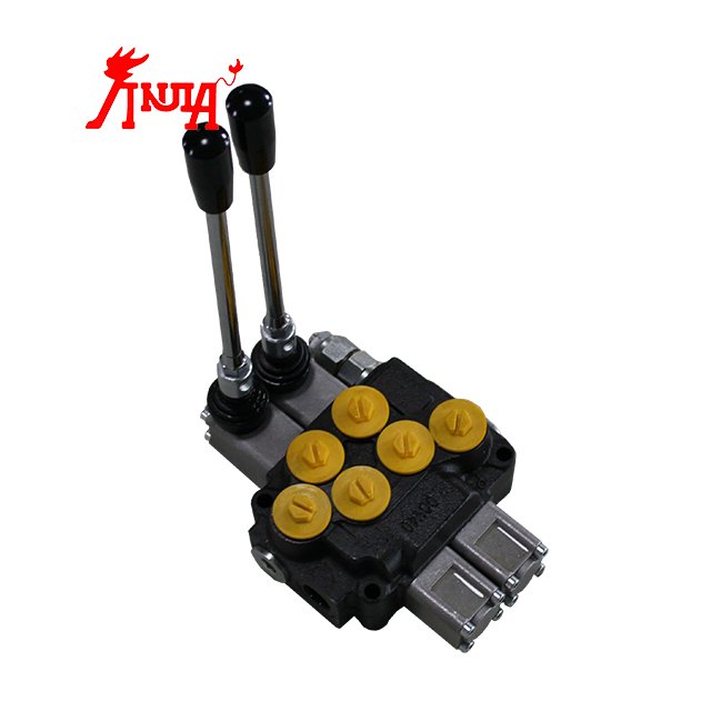 DCV40 5 Spools Directional Monoblock Hydraulic Control Valve with Wireless Remote Control