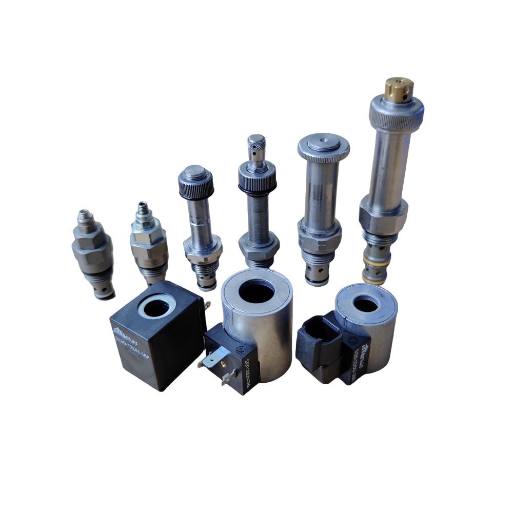 Hot Sale Hydraulic Parts Original 12V 24V Solenoid Coils Connector Hydraulic Cartridge Valve Coils