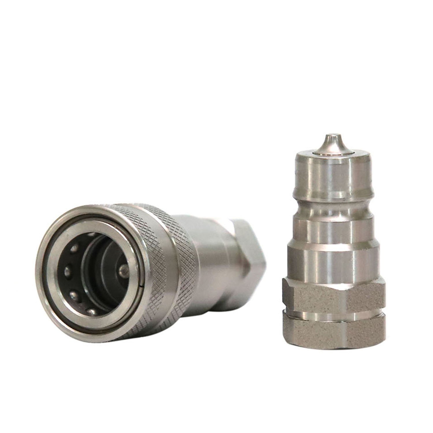 NAIWO 7241A Quick Connector Stainless Hydraulic Quick Coupling Factory Direct Self sealing industrial steel quick coupler