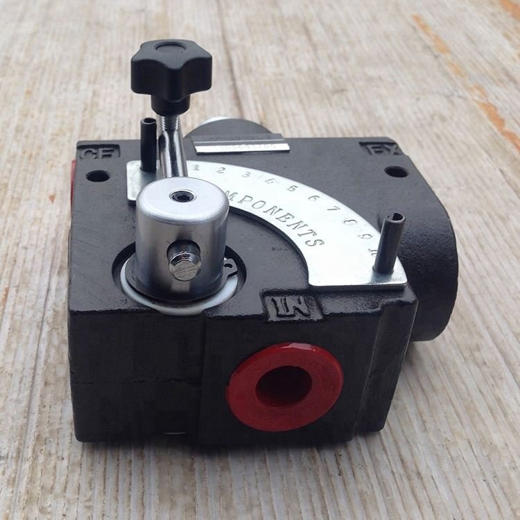 LKF-60 full range pressure compensating variable hydraulic flow control valve