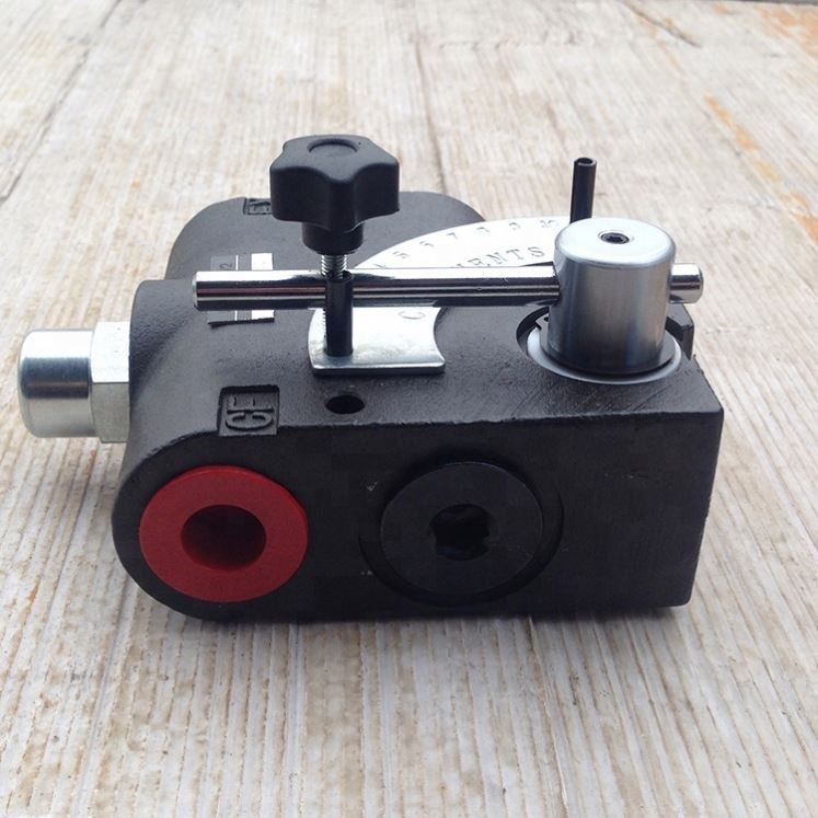 LKF-60 full range pressure compensating variable hydraulic flow control valve