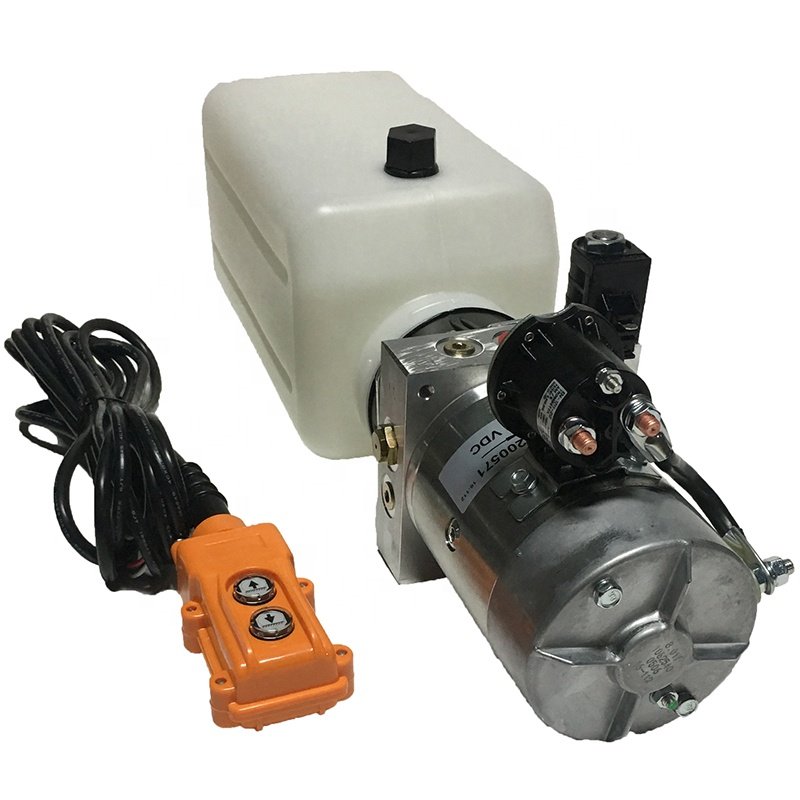 Hydraulic Pumps With Hand Pump 12v 24v hydraulic Power Pack Unit For Dump Trailer