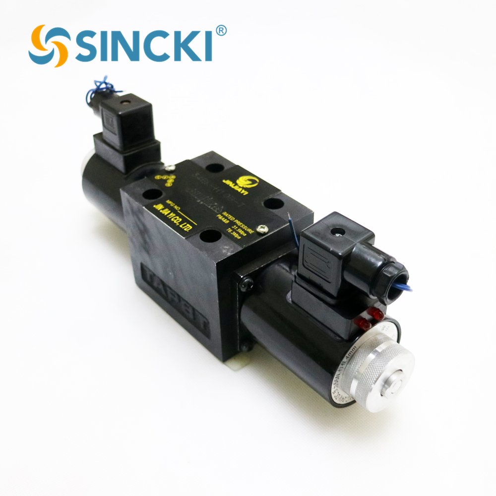 34EK-H10B-T Series Solenoid Hydraulic Valve Directional Control Valve