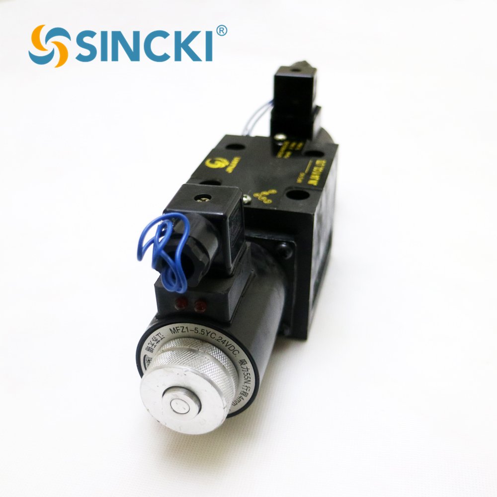 34EK-H10B-T Series Solenoid Hydraulic Valve Directional Control Valve