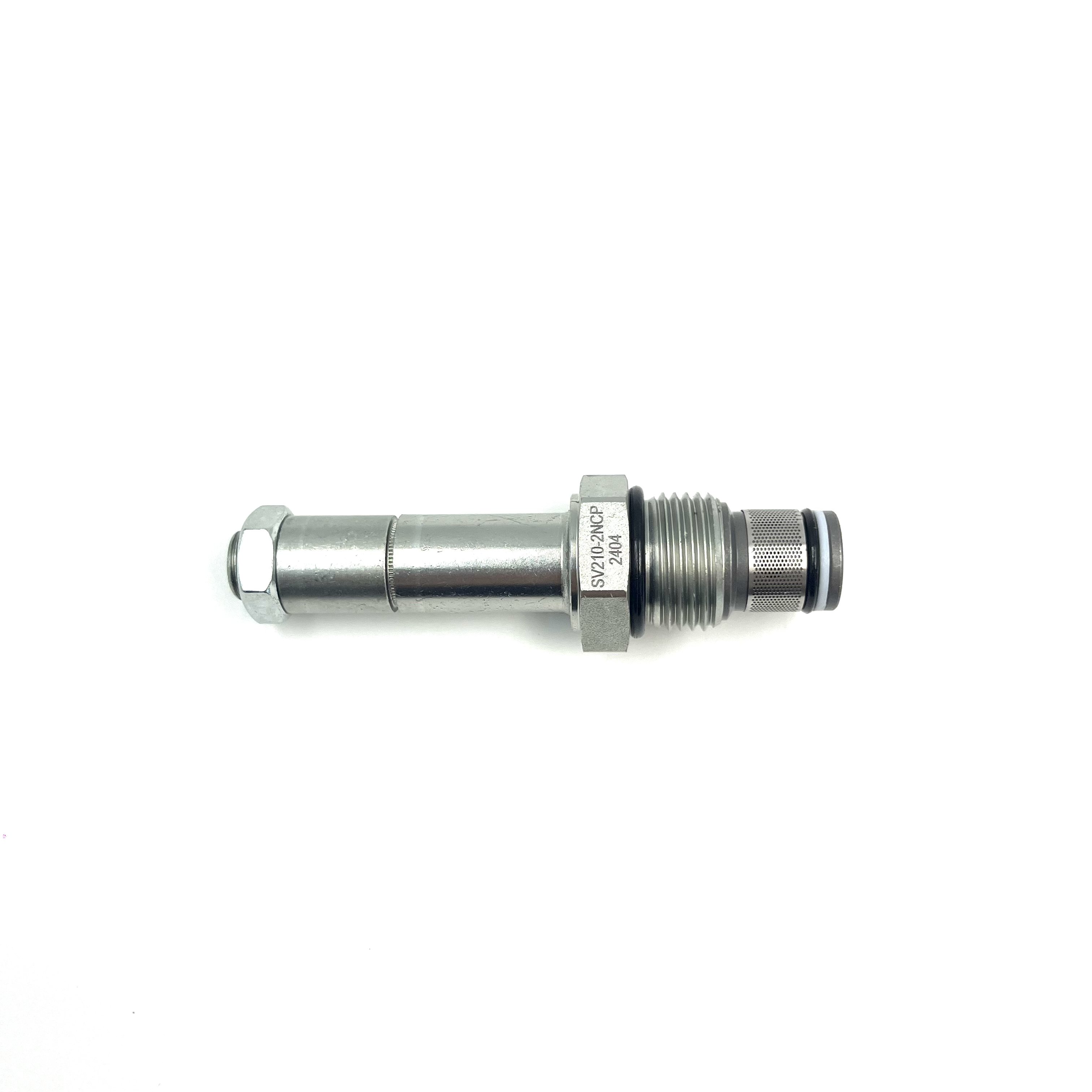 Hydraulic Cartridge Valve Solenoid Valve SV10-20 2-Position 2-Way Poppet Type Normally Closed Restrictive Reverse Flow With Coil