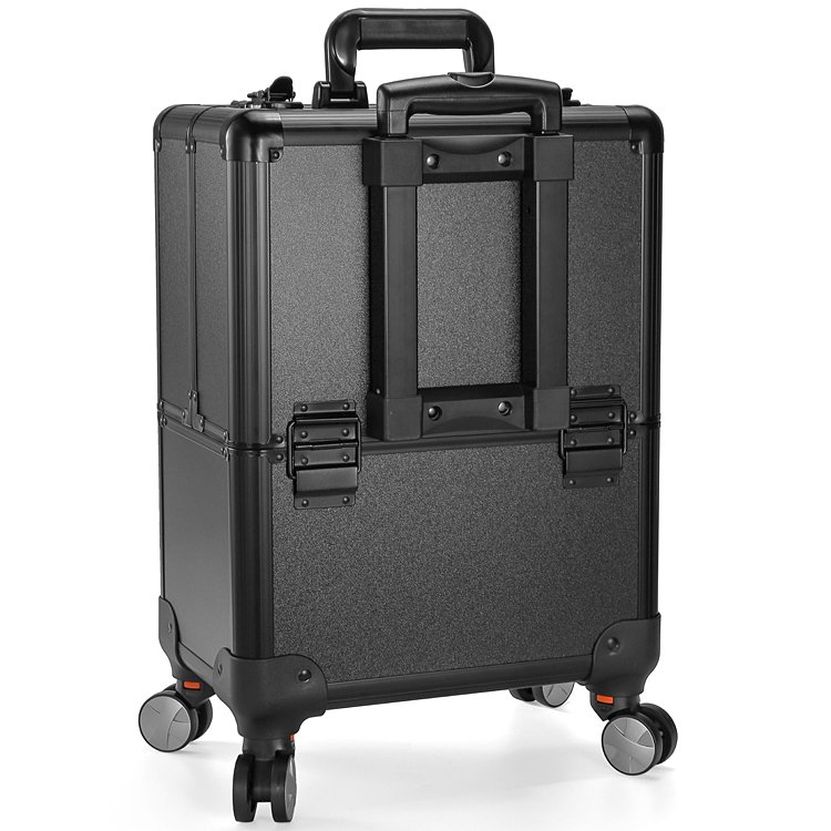 Professional Makeup Case Trolley Cosmetic Case With Trays For Girls