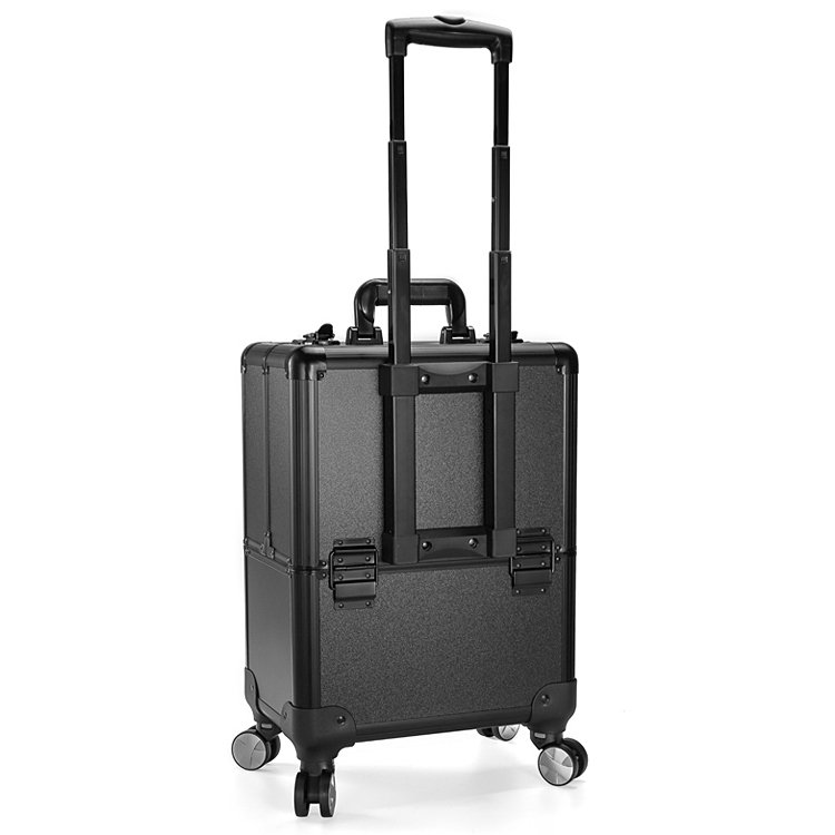 Professional Makeup Case Trolley Cosmetic Case With Trays For Girls