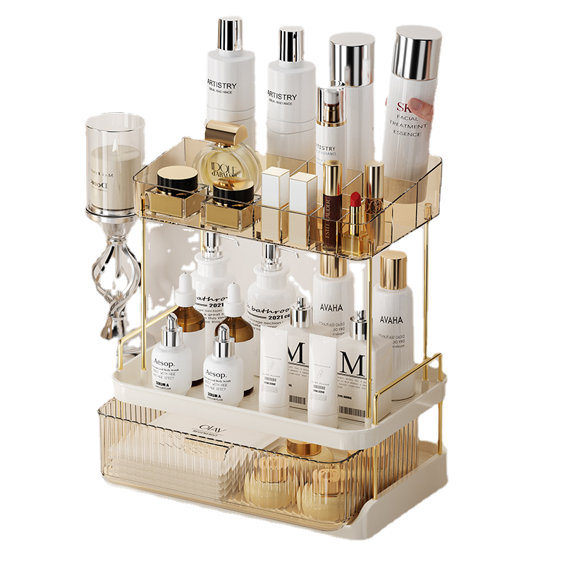 Keep Your Cross-border New Light Luxury Skin Care Products Organized with Bird terror fairy poem Makeup Brush Storage Box Made f