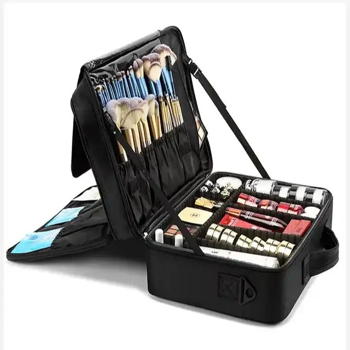 Large Professional Makeup Bag Brush Organizer Makeup Storage Bags Multifunctional Makeup tool kit Bags