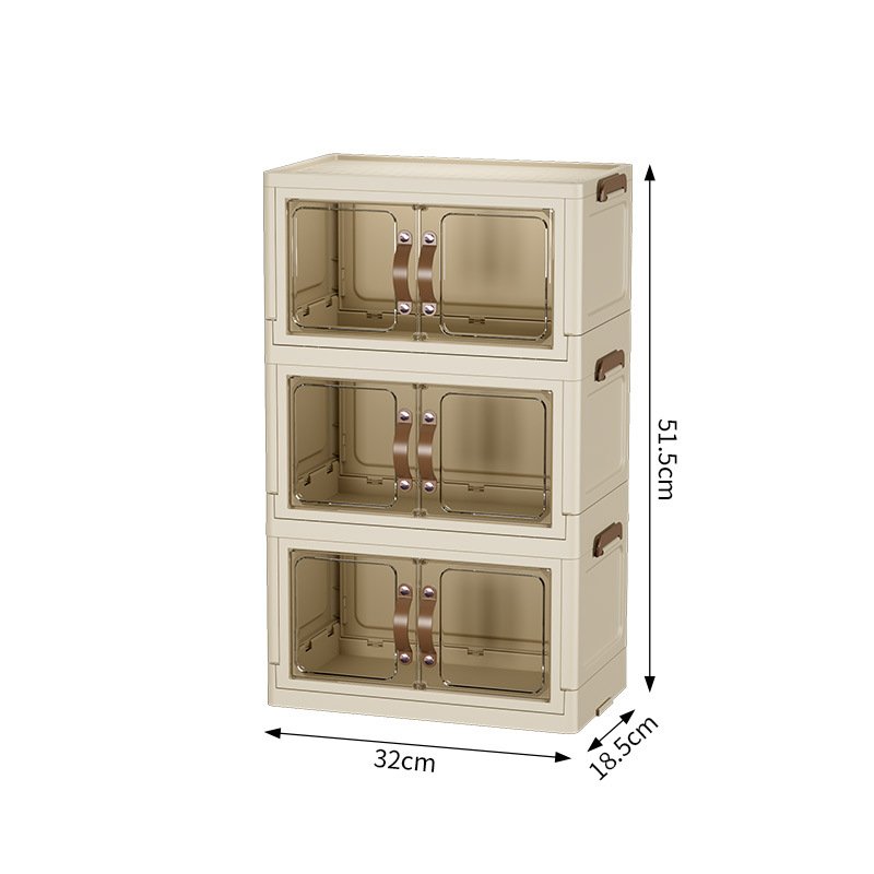 Large Clear Plastic Cosmetic Makeup Drawer Organizers Multifunction Foldable Work Jewelry Storage Box Stackable Makeup Organizer