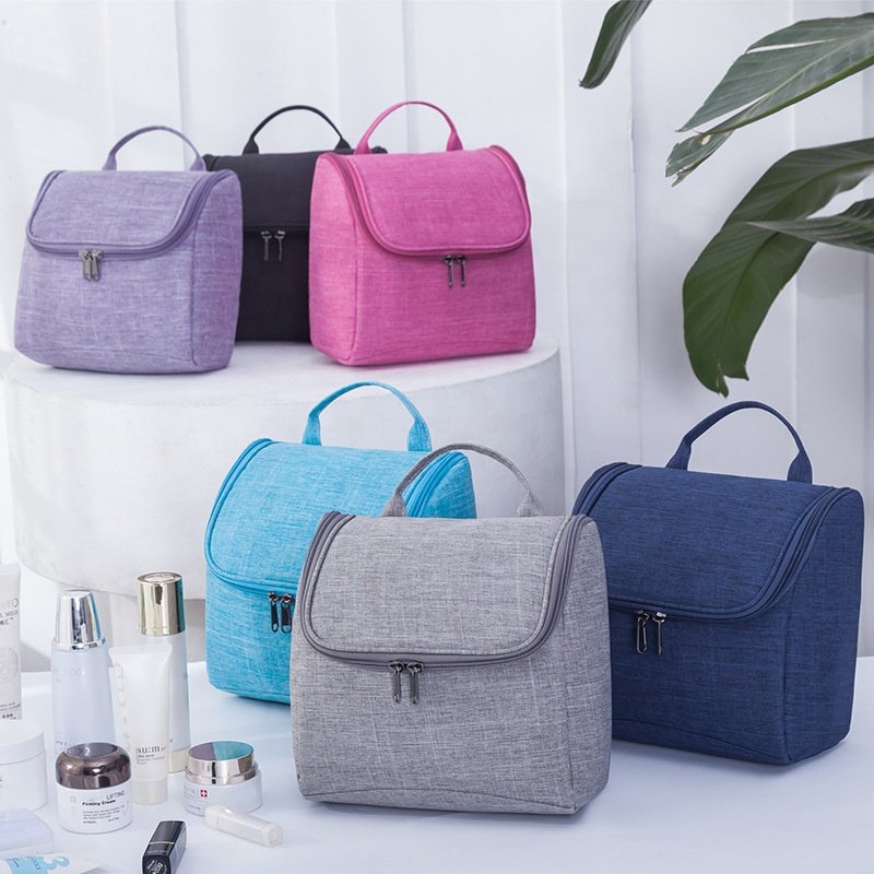 Ningbo ShineWay Fashion and Hotsale Travel Makeup bag Cosmetic Organizer Case Boxes With Compartments and hanger