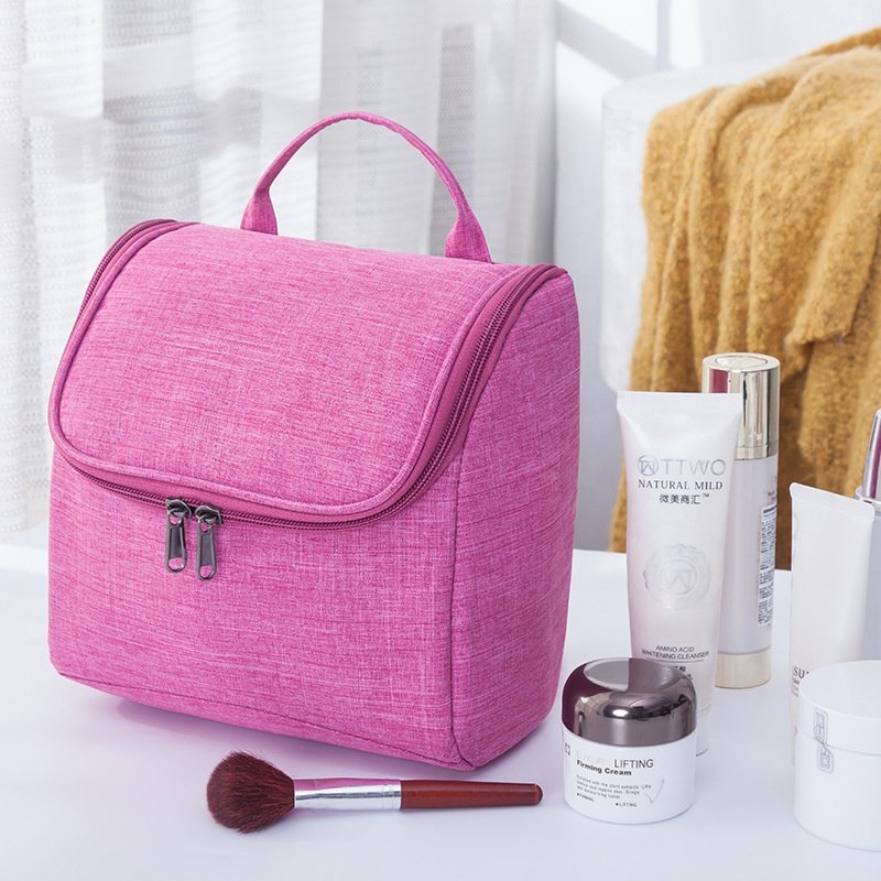 Ningbo ShineWay Fashion and Hotsale Travel Makeup bag Cosmetic Organizer Case Boxes With Compartments and hanger