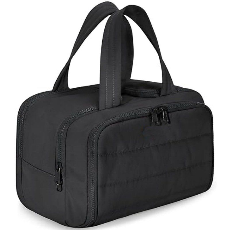 Travel Toiletry Bag Large Wide-open Travel Bag for Toiletries Makeup Cosmetic Travel Bag with Handle