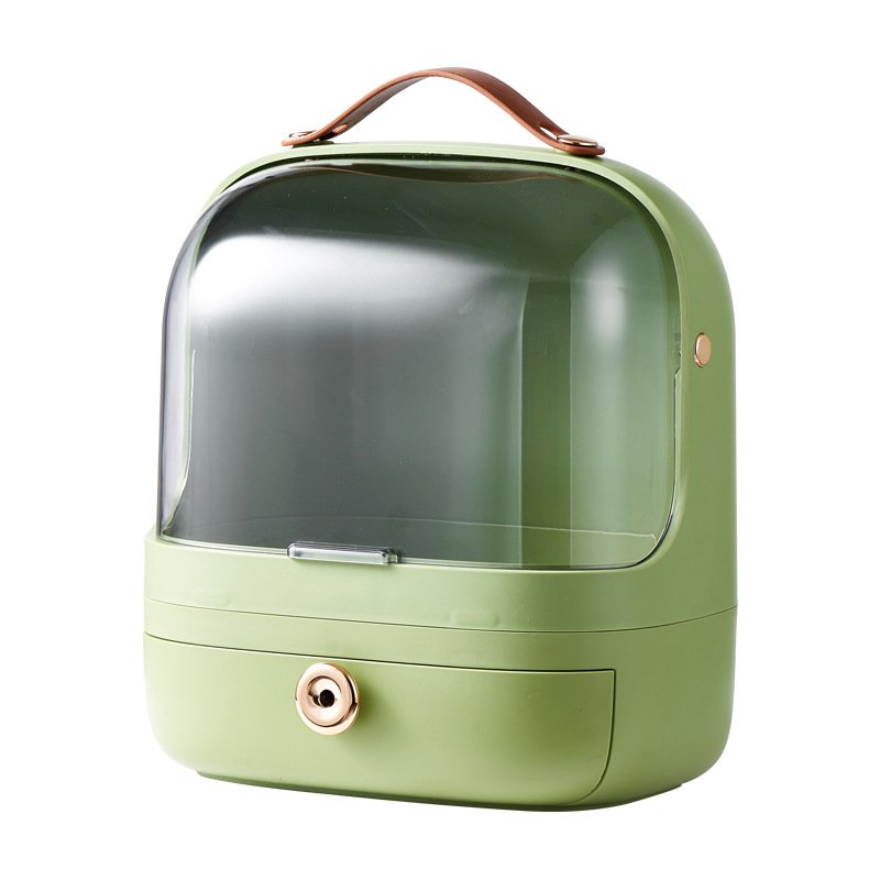 Luxury Dustproof Plastics Storage Box Multi-Compartment Lipstick Mask Makeup Organizer Box Bin Desk Cosmetics Storage Box