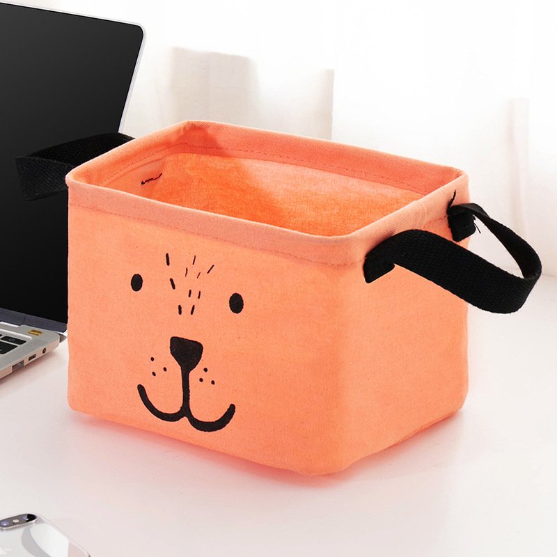 Desktop Small cute makeup jewelry organizer skincare cosmetic storage box