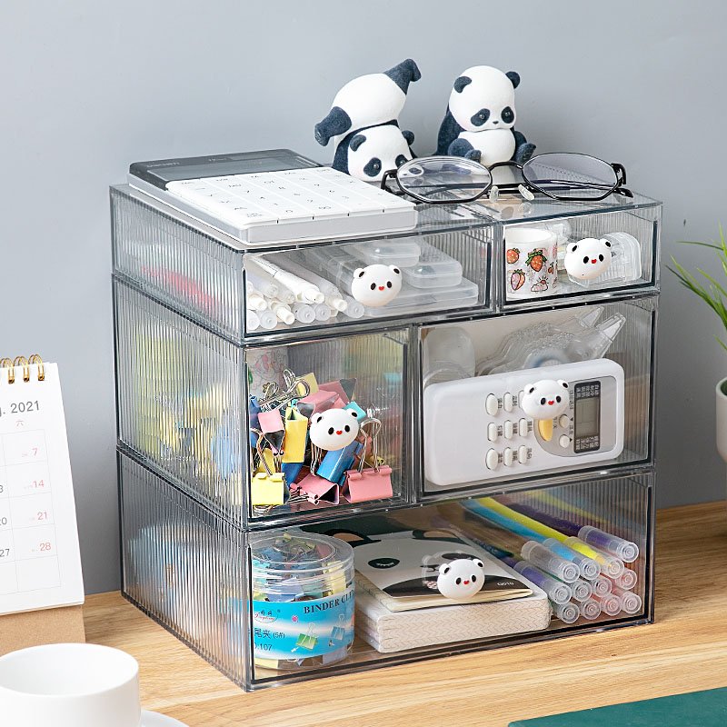 Hot selling transparent cosmetic storage box makeup organizer