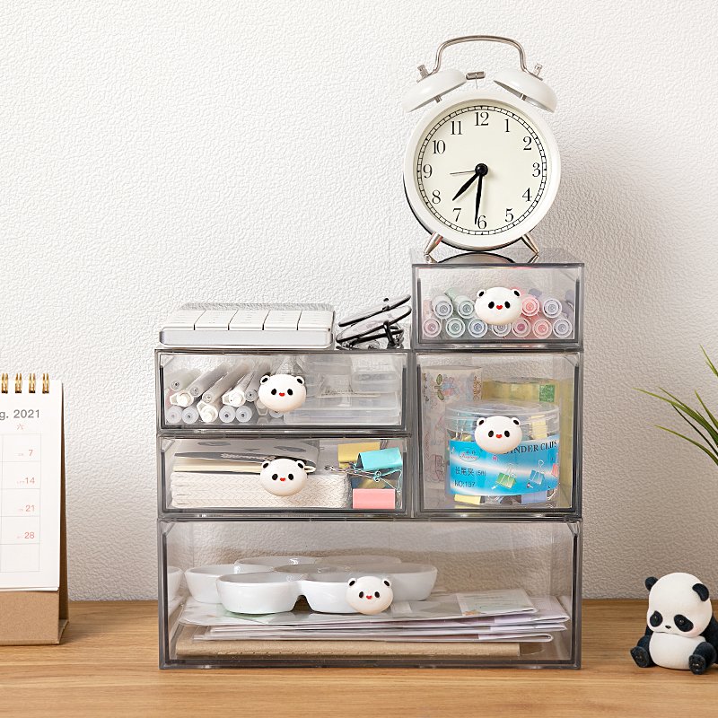 Hot selling transparent cosmetic storage box makeup organizer