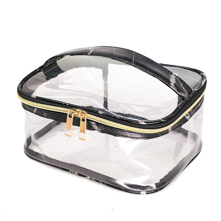 Make up Organizers Cosmetic Display Cases Waterproof Travel Pouch Portable Marble Makeup Bag