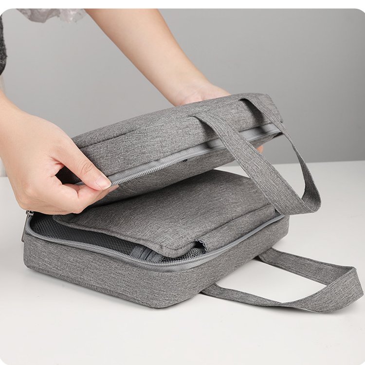 Large Capacity Custom Portable Cosmetic Bag Waterproof Dry Wet Separation Toiletry Storage Travel Makeup Organizer