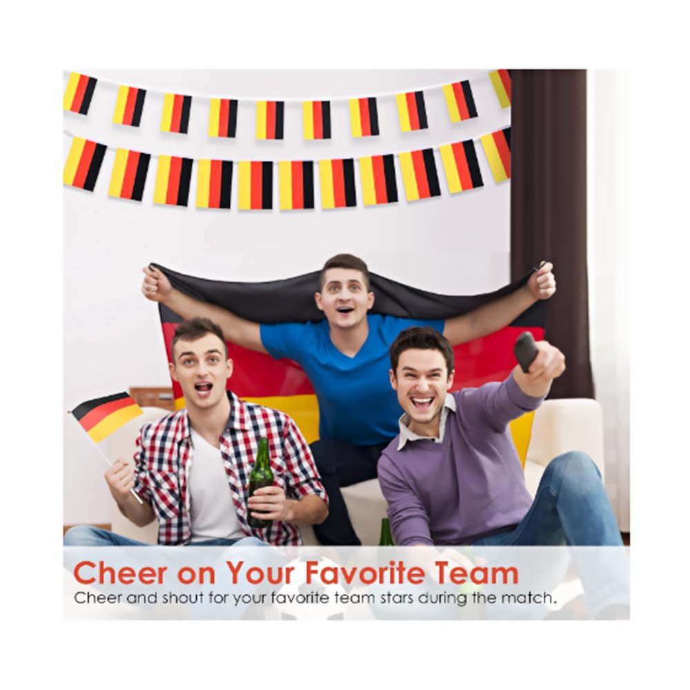 Euro 2024 Hot selling Football Celebration 100% Durable Polyester 90x150cm customize 3x5 ft Large Germany Flag