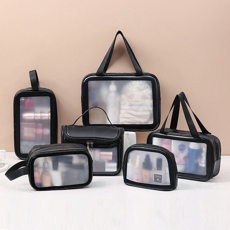 OEM ODM Customized Pvc Clear Zipper Makeup Pouch Waterproof Custom Cosmetic Bag Toiletry Bags Wash Bag