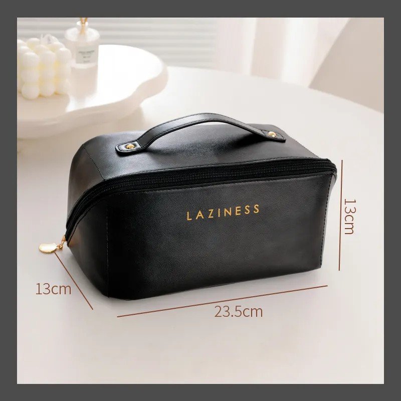 BSLN Hot Selling Custom waterproof Pu Ladies Leather Cosmetic Bag Travel Cosmetic Bag Makeup Bag