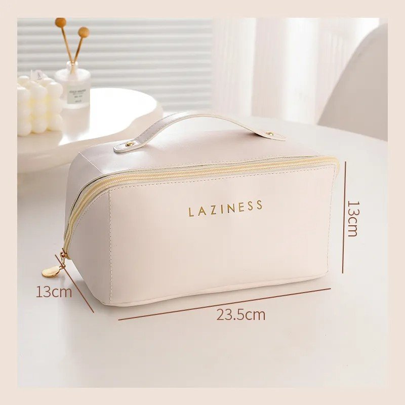 BSLN Hot Selling Custom waterproof Pu Ladies Leather Cosmetic Bag Travel Cosmetic Bag Makeup Bag