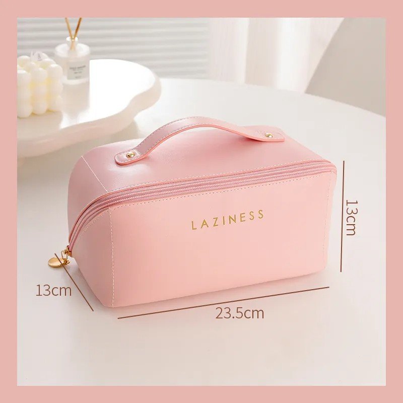 BSLN Hot Selling Custom waterproof Pu Ladies Leather Cosmetic Bag Travel Cosmetic Bag Makeup Bag