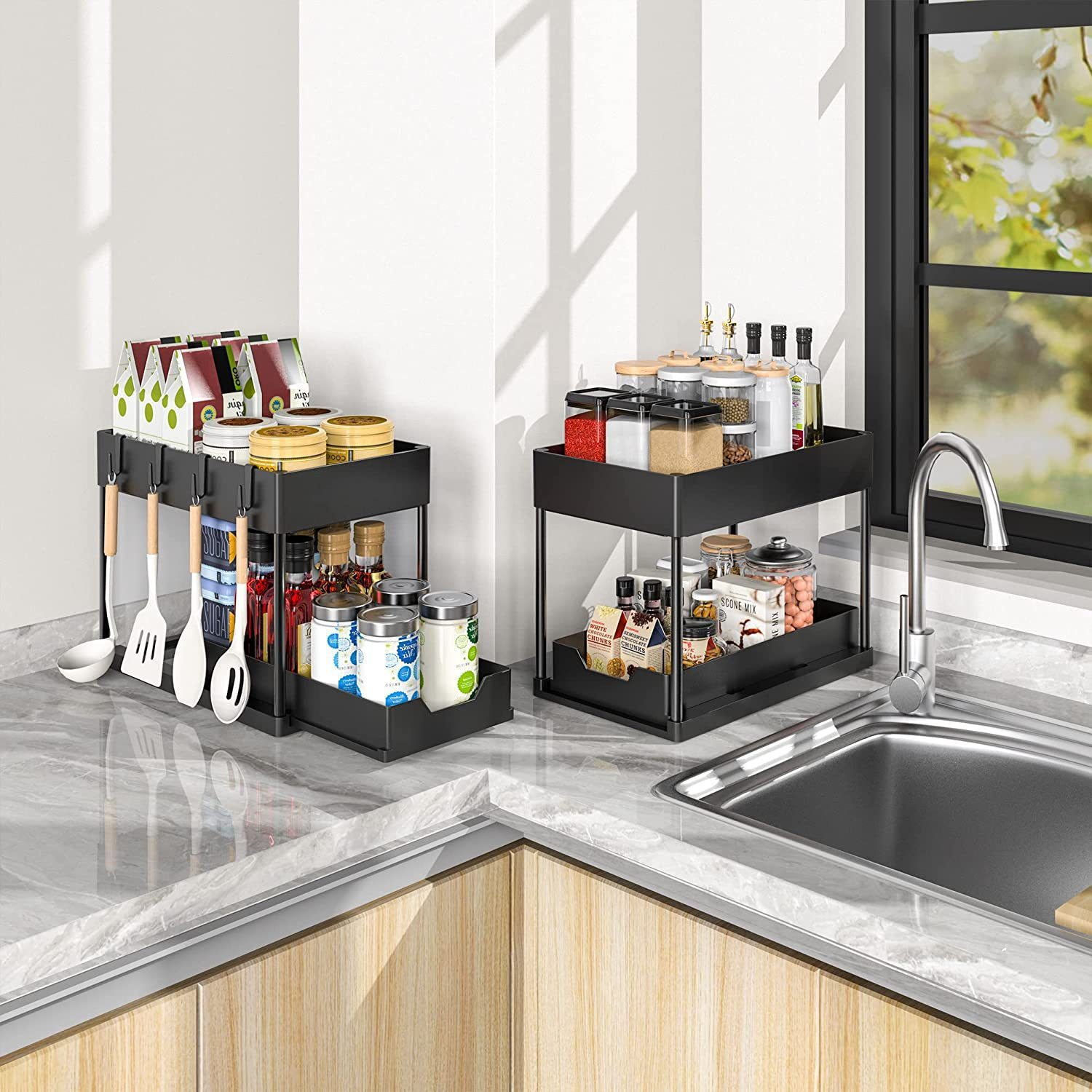 caddy garage bathroom drawer organizer utensils small cabinet basket stand kitchen container organizers and storage