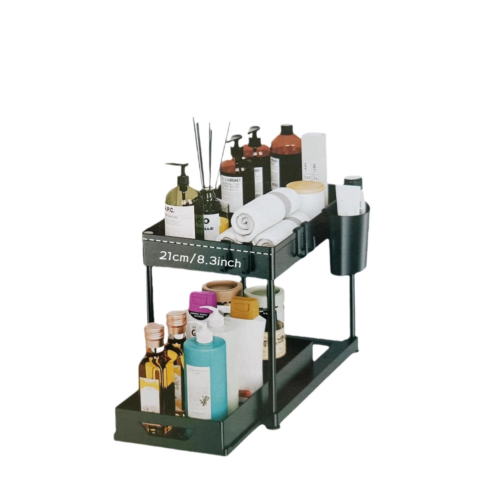 caddy garage bathroom drawer organizer utensils small cabinet basket stand kitchen container organizers and storage