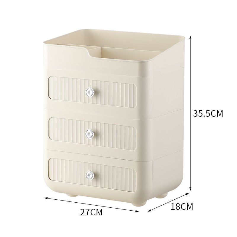 Household Large Cosmetics Storage Rack Multi-Layer Dustproof Cosmetics Storage Box