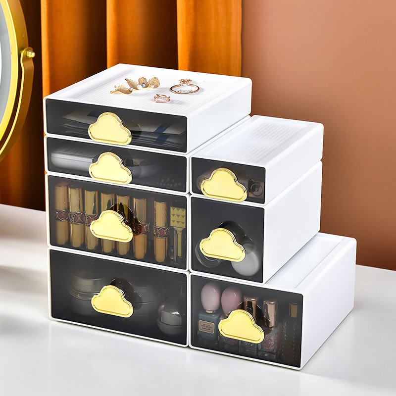 Modern Rectangle Desk Organizer Multifunction Home Decoration Bamboo Shelf Jewelry Makeup Storage Living Room Decor Ningbo