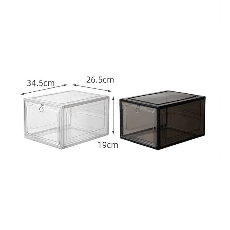 Shoebox transparent acrylic shoe rack storage box household plastic shoe cabinet superimposed storage figure shoe shelf