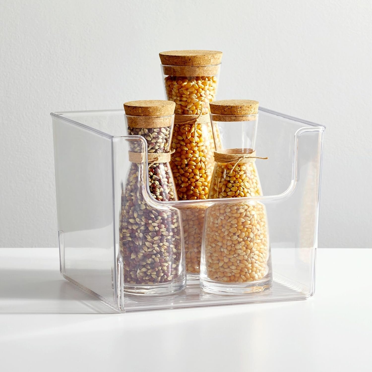 Transparent Storage Box for Dressing Table and Home - Organize Cosmetics, Masks, and Skin Care Products with Ease