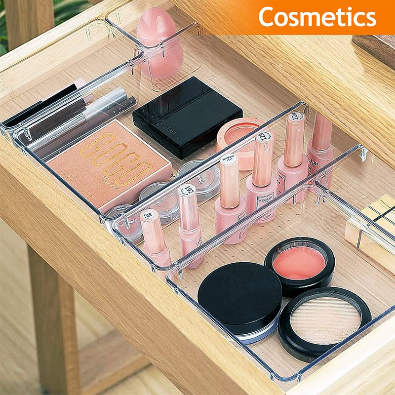 Practical and Durable Table Small Parts Case Drawer Box kitchen Drawer Organizer 28 Piece