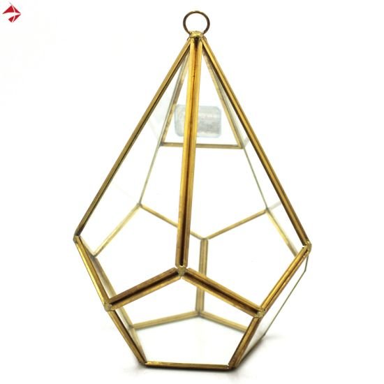 Precious Gift Accessory Makeup Tools Jewelry Box With Gold Plated Wedding Decoration Display Case Glass Box For Return Gifted