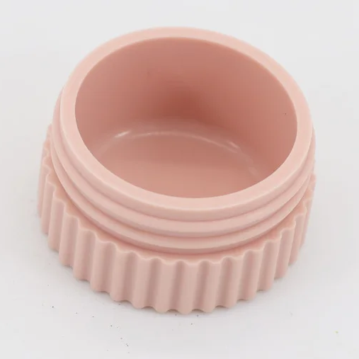 Portable Silicone Travel Jars Container With Lid For Cosmetic Face Body Hand Cream Jars Mini Travel Jewellery Cream Powder Case