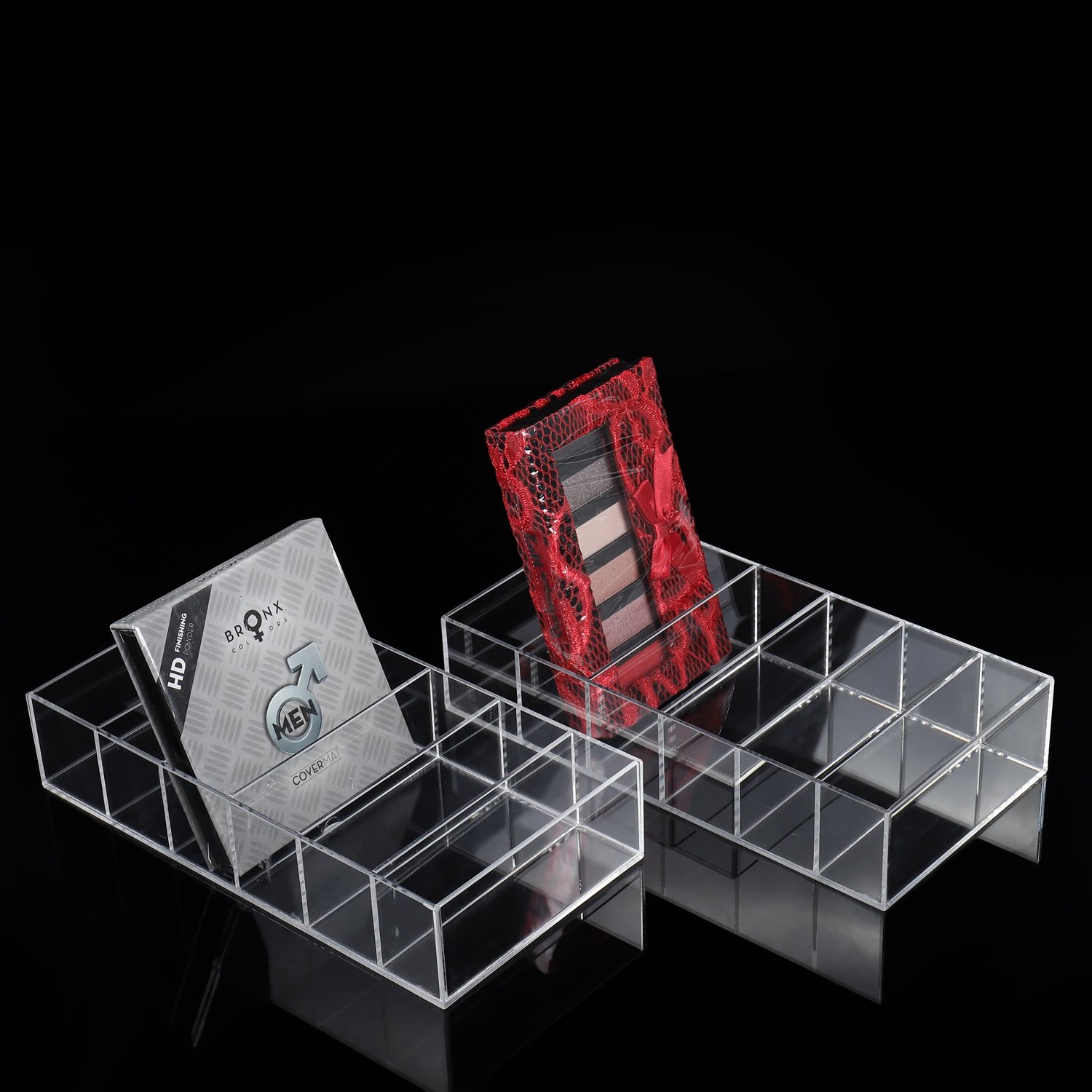 Makeup Organizer Clear Brush Holder Lipstick Vanity Acrylic Cosmetic Storage Box Makeup Make Up Organizer