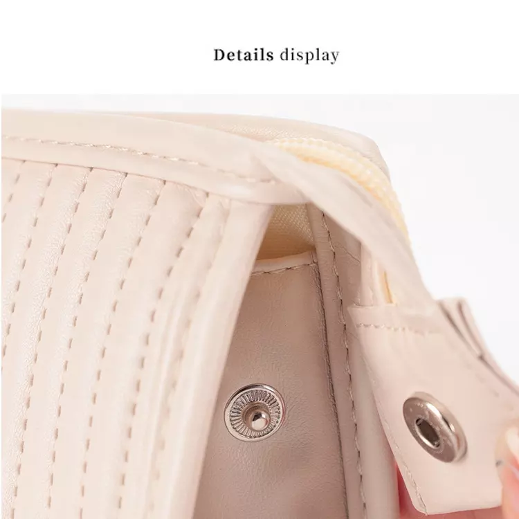 New Design PU Waterproof Custom Luxury Large Capacity Leather Pouch Toiletry Travel Cosmetic Makeup Bag