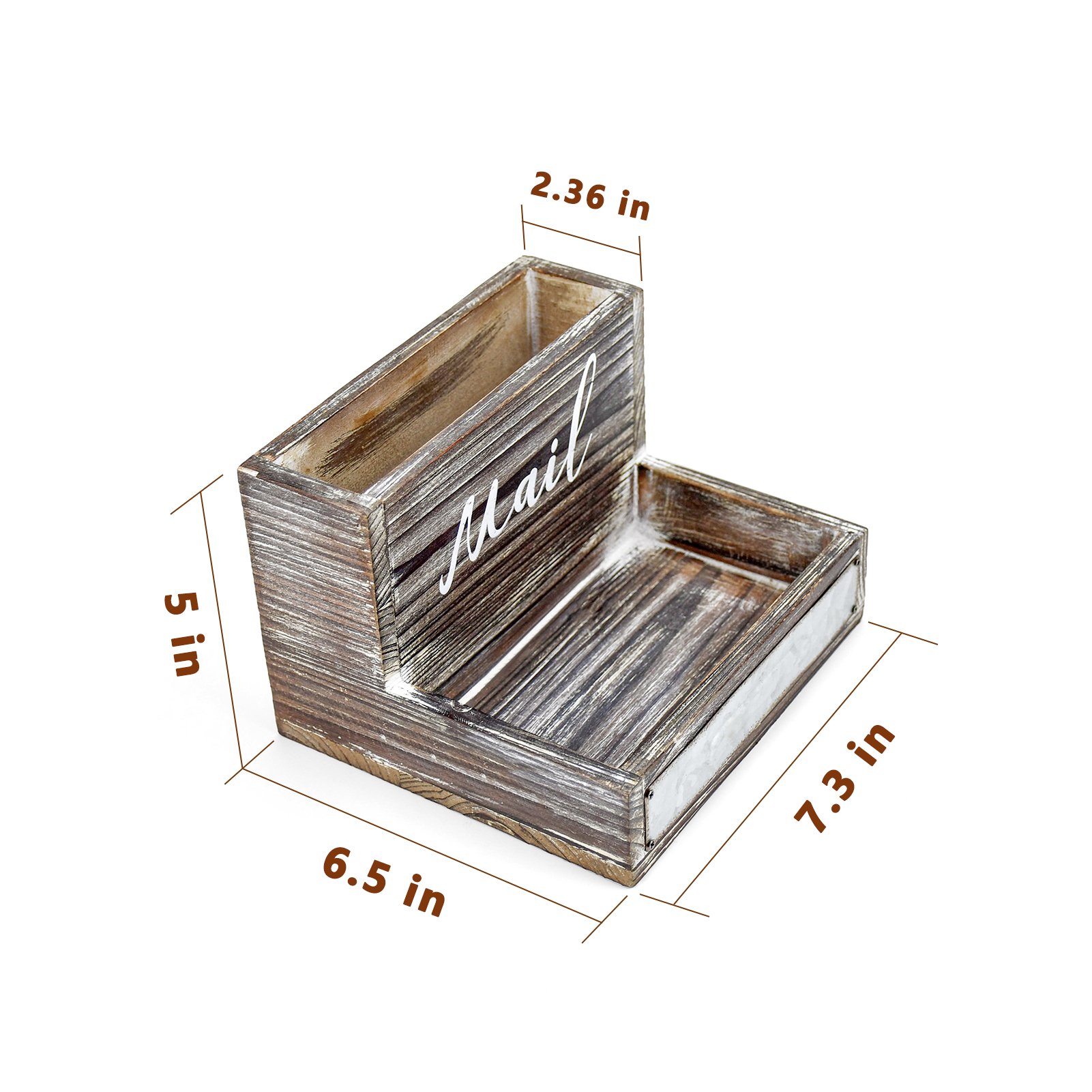 multi functional wooden crafts office desk mails files organizer wooden storage boxes home decoration promotion gifts