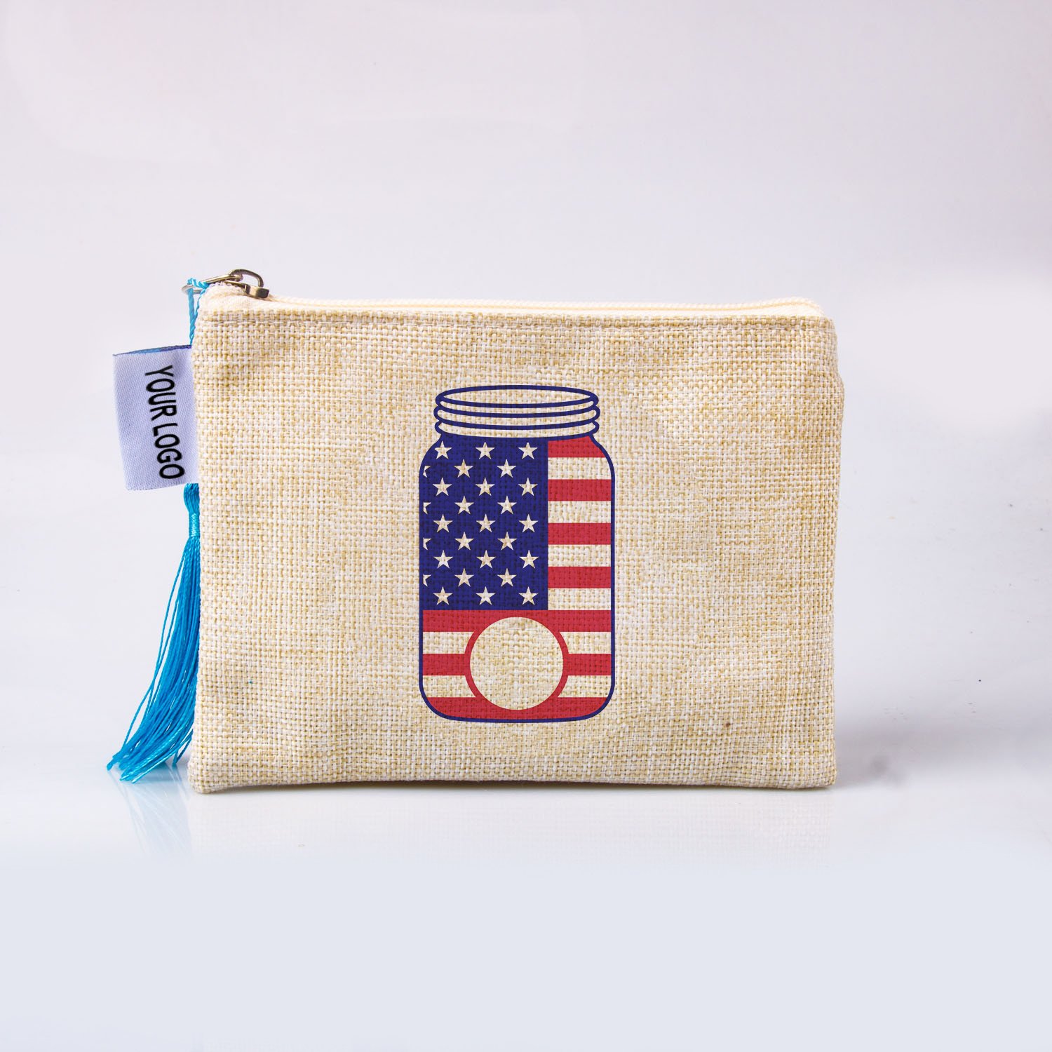 Custom Logo cosmetics bag glossy cases women travelling waterproof organizer makeup small pouch Souvenir Gift bag