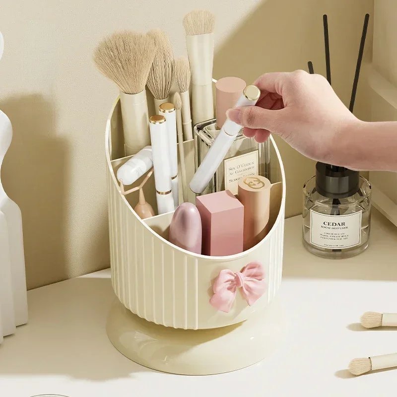 Beautiful Cosmetics Storage Box Lipstick Skin Care Makeup Brushes Organizers Desktop Storage Stationery Container Pen Container
