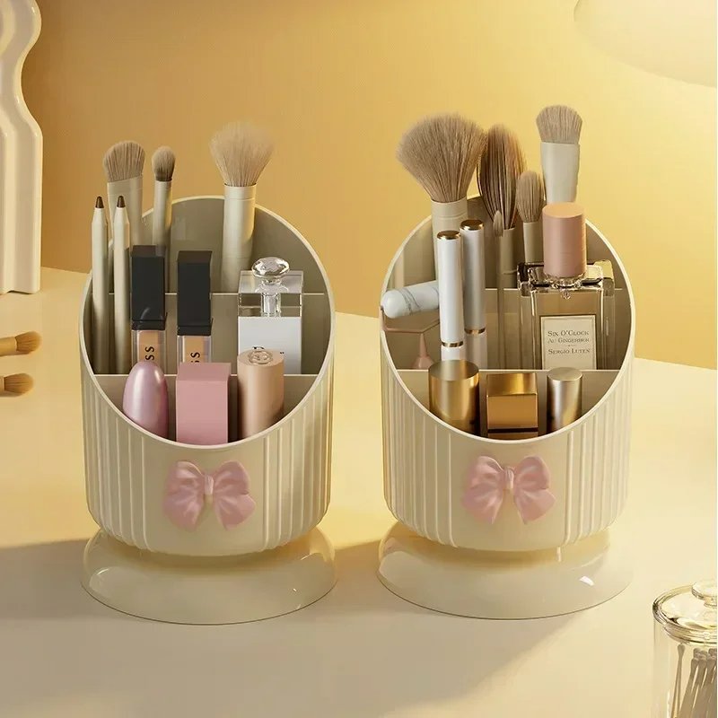 Beautiful Cosmetics Storage Box Lipstick Skin Care Makeup Brushes Organizers Desktop Storage Stationery Container Pen Container